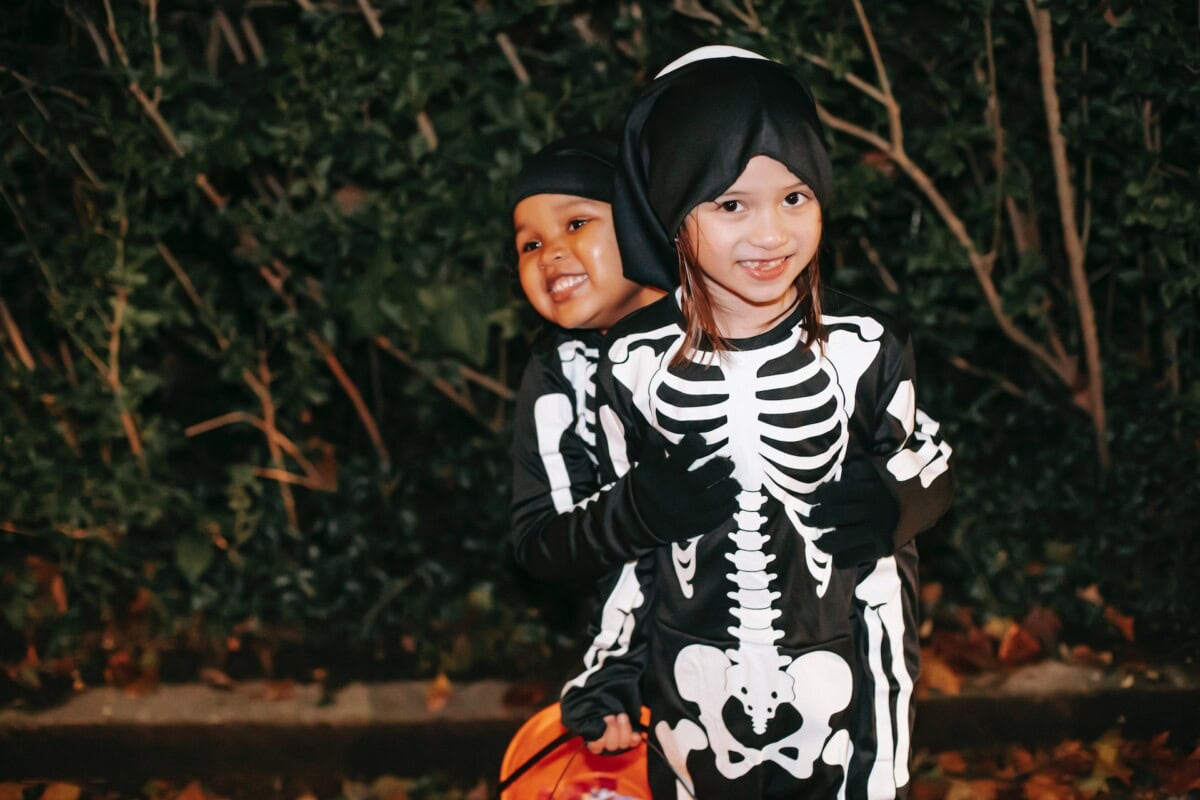Halloween fancy dress - skeletons unmasked